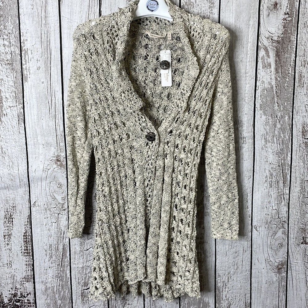 Soft Surroundings Teressa crochet cardigan. NWT. - Picture 13 of 13